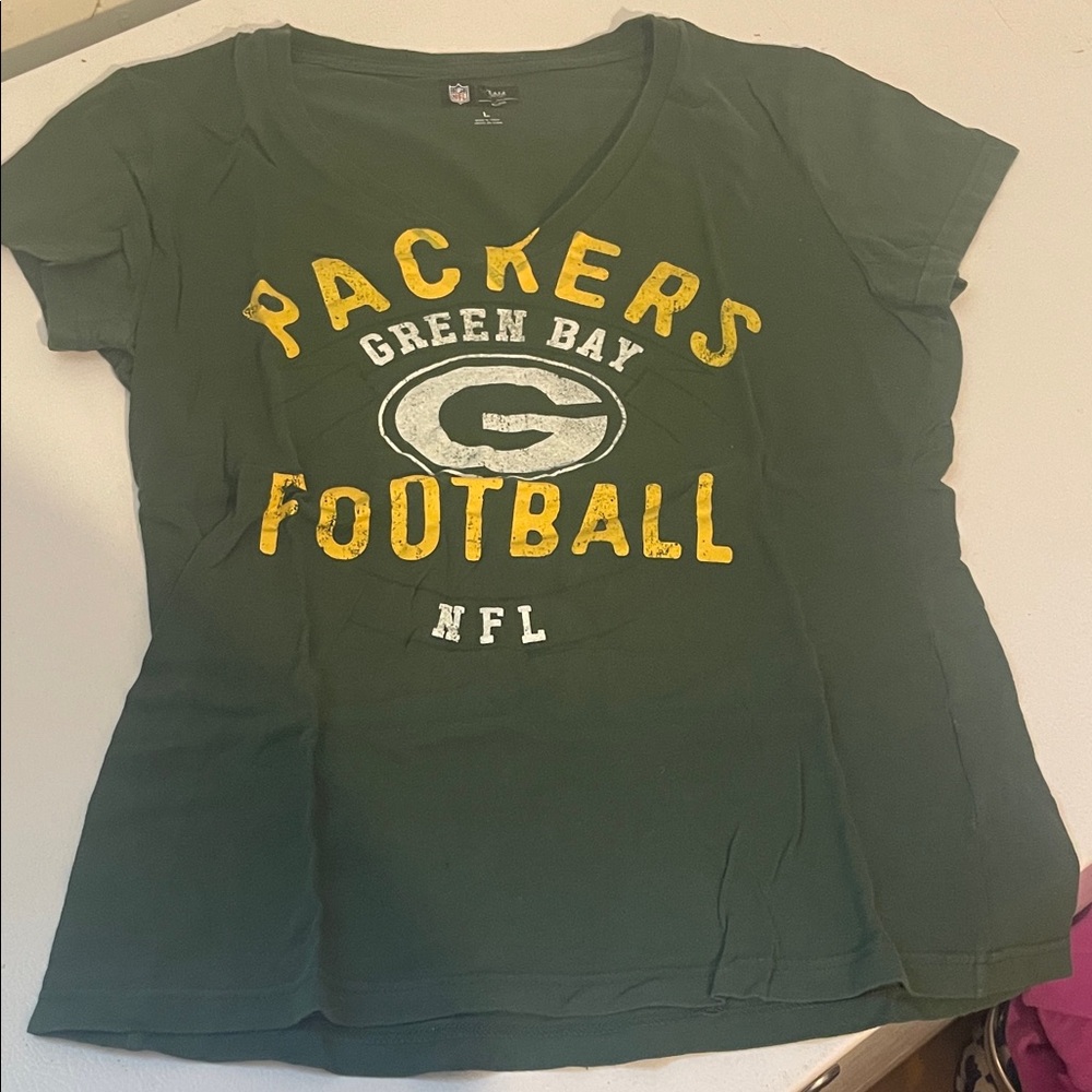 NFL Team Apparel Dark Green Women's Shirt Green Bay Packers